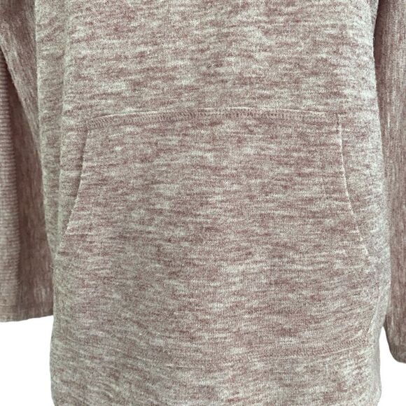 Women's Sonoma Pink Oversized Cowl Neck Sweatshirt Top Size PS - Picture 4 of 11